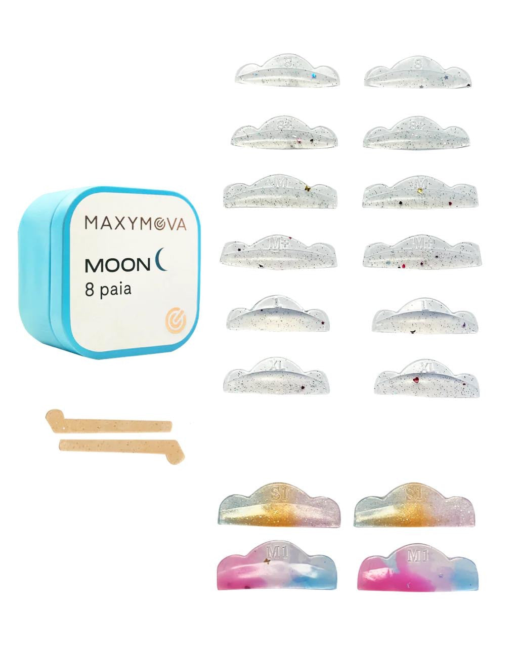 Moldes MOON maxymova curva L y U