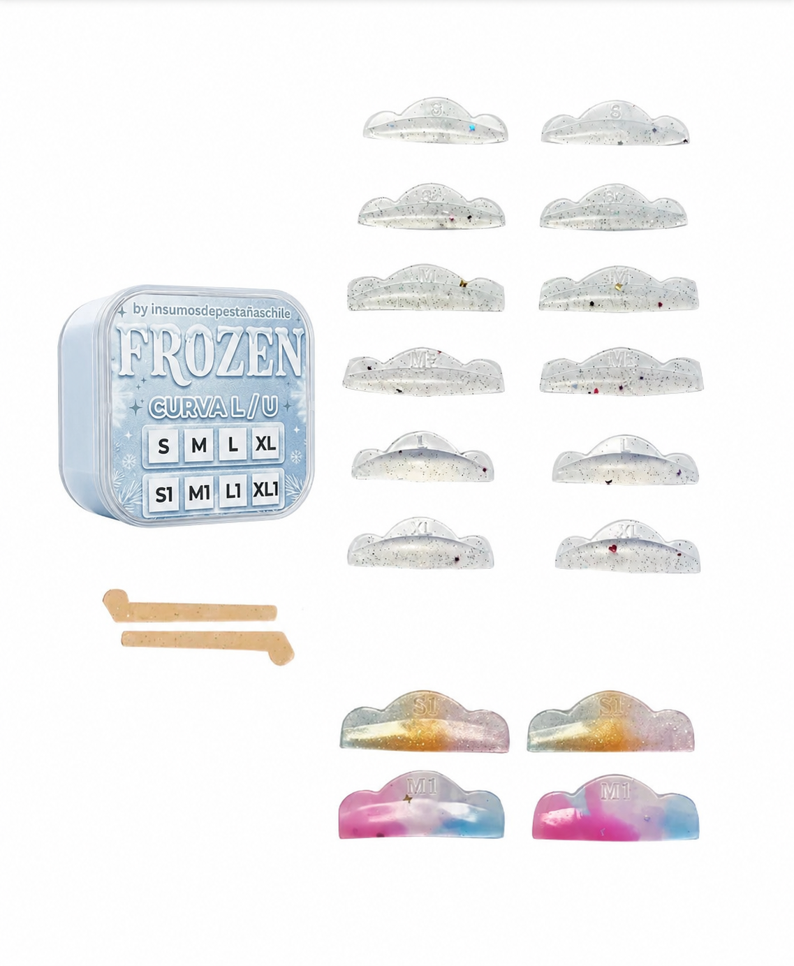 Moldes Frozen U-L-I